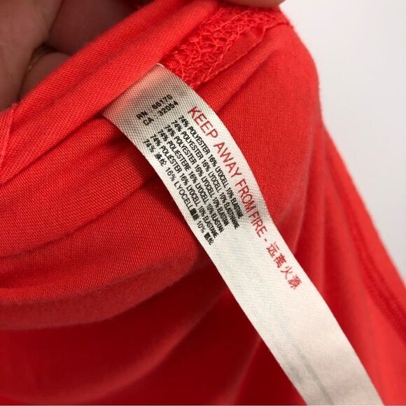 Free People Movement Soul Circle Hooded Top Coral Pink Size Small - Picture 6 of 11